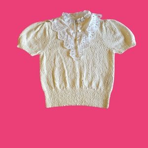 Coach Sleeveless Puff Sweater